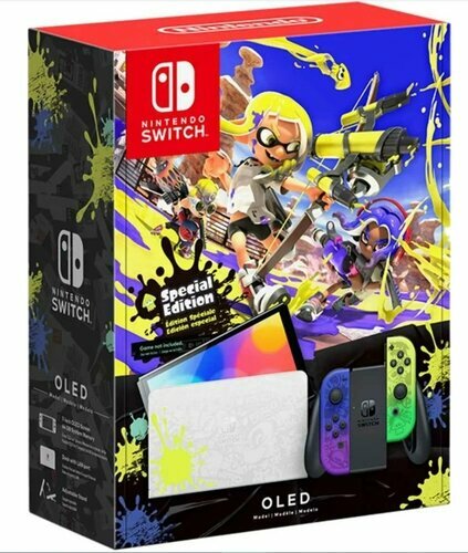 Игровая приставка Nintendo Switch OLED 64 ГБ, Splatoon 3 Edition