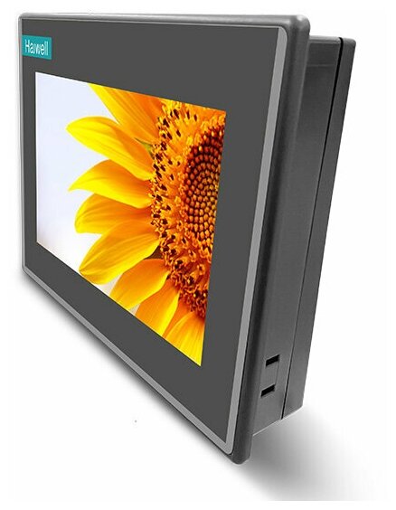 B7H-W Панель оператора HMI Haiwell 24В 7 дюймов 1024х600 2 RS232/RS485, бесплатное Cloud Haiwell, Modbus RTU/TCP, MQTT, Wi-Fi — фото 1