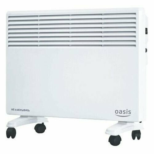 Конвектор OASIS EK-10 1000Вт с терморегулятором белый 623300₽