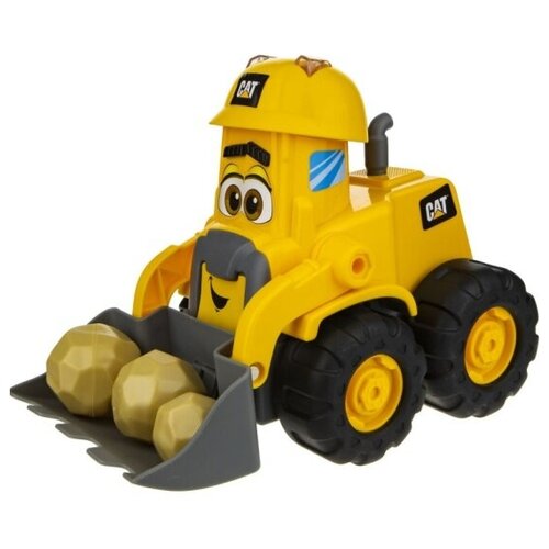 моторизованный колесный погрузчик cat construction cat Игрушка Cat Т19124 Погрузчик, пластик 25,5 см свет звук