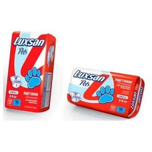 Luxsan подгузники для животных: 3-6 кг, 16 шт.