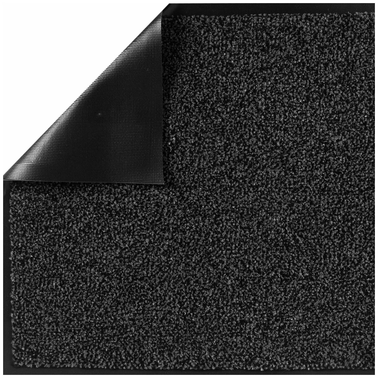 Коврик Gabriel 45x75 см полипропилен на ПВХ цвет тёмно-серый - фотография № 4