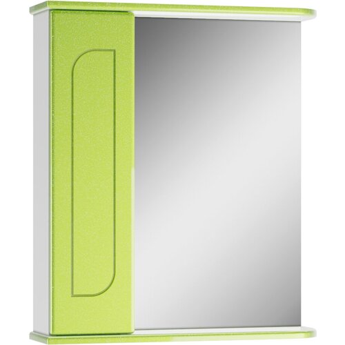 Шкаф-зеркало Радуга Лайм 60 левый/правый айсберг