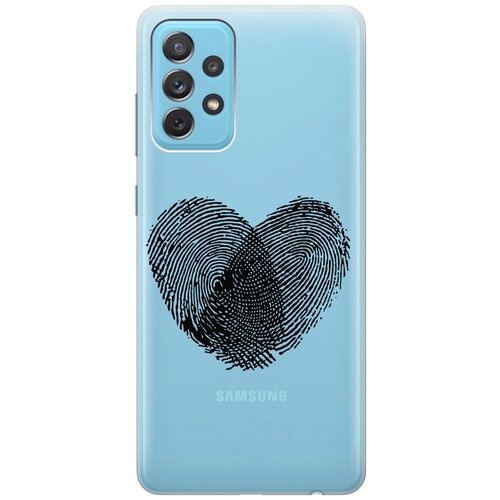 силиконовый чехол с принтом lovely fingerprints для samsung galaxy a40 самсунг а40 Силиконовый чехол с принтом Lovely Fingerprints для Samsung Galaxy A72 / Самсунг А72