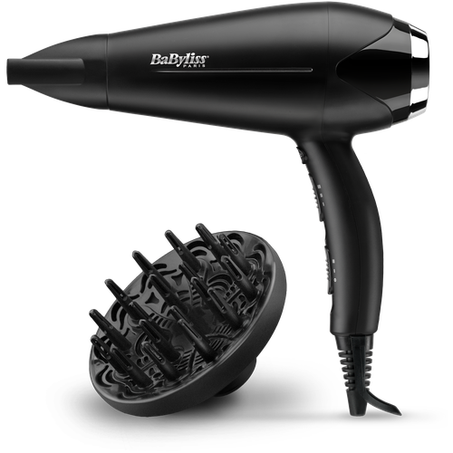 Фен BaByliss D572DE, black фен babyliss bab5559e black