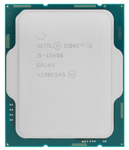 Процессор Intel Core i5 12400 6 ядер 2,5 ГГц для LGA 1700