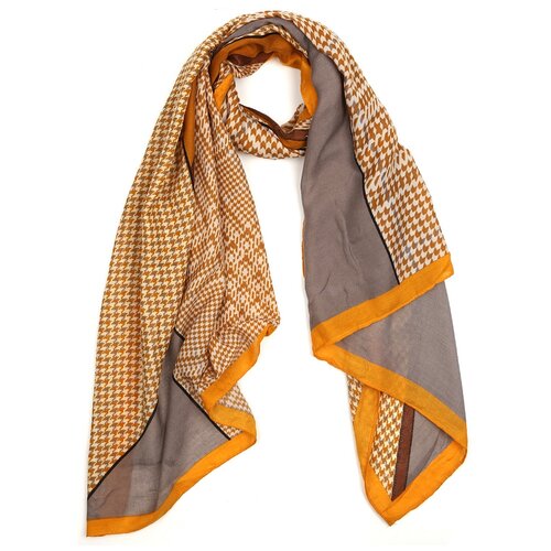 фото Шарф женский fabretti желтый 180*90