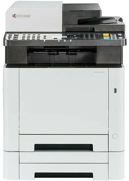 МФУ Kyocera 110C0B3NL0 А4,цвет, 21 стр/мин, 1200 dpi, 512Mb, USB, Network, дуплекс, автоподатчик, тонер, замена M5521cdn - фото №1