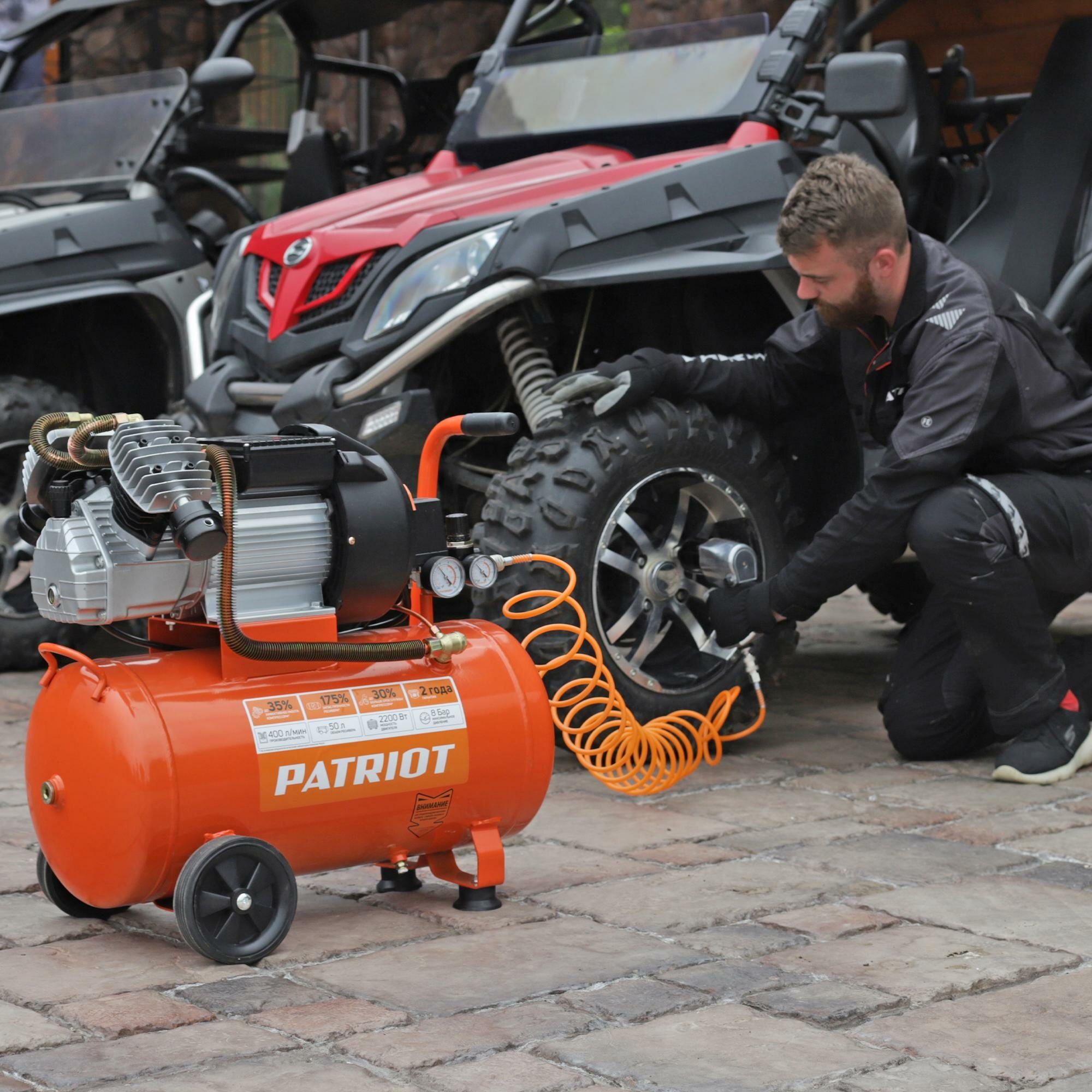 Компрессор Patriot VX 50-402 2.2кВт - фото №17