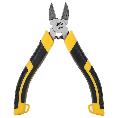 болторезы deli tools dl2618 460 мм желтый Бокорезы Deli Tools DL0305A 130 мм черный/желтый
