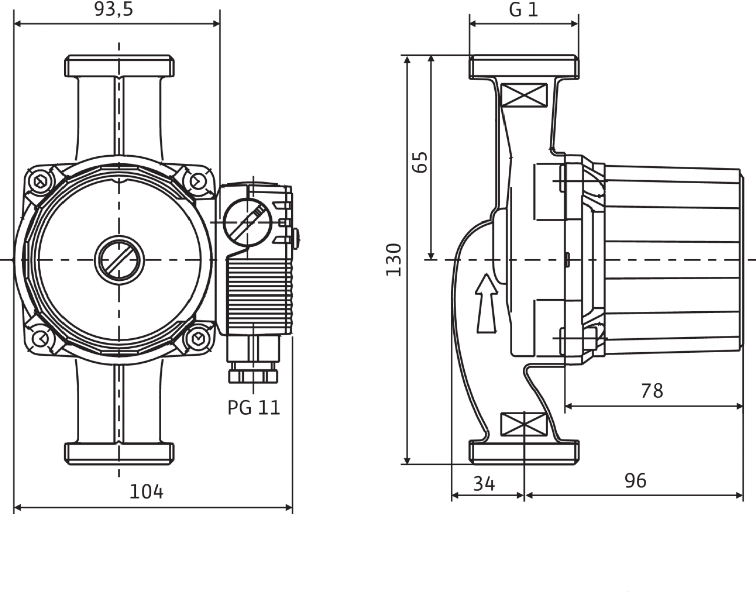 Циркуляционный насос Wilo Star-RS 15/2-130 ClassicStar (45 Вт) - фотография № 10