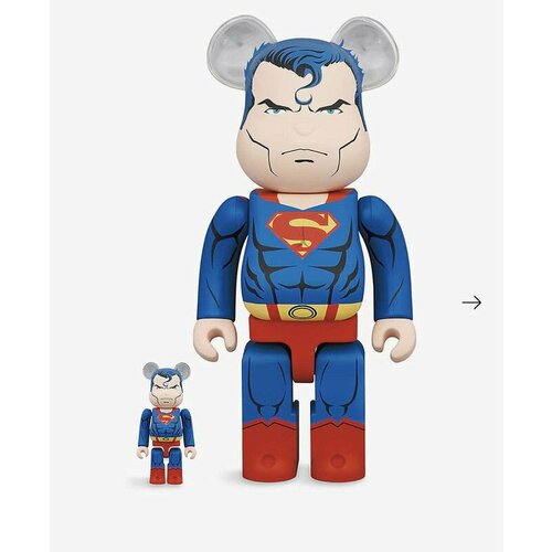 Набор фигурок Bearbrick Superman 100% и 400%