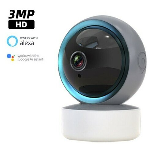 Беспроводная умная камера 3 Мп PTZ 1080P HD 372000₽
