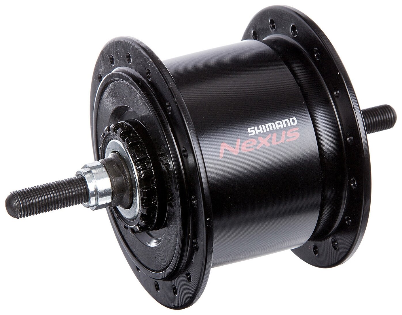 Втулка динамо передняя Shimano C6000-3R-N (Втулка перед. Shimano FD-T600-L с динам систем, 6V 3.0W, 32 отв OLD:100MM под барабан торм, черна)