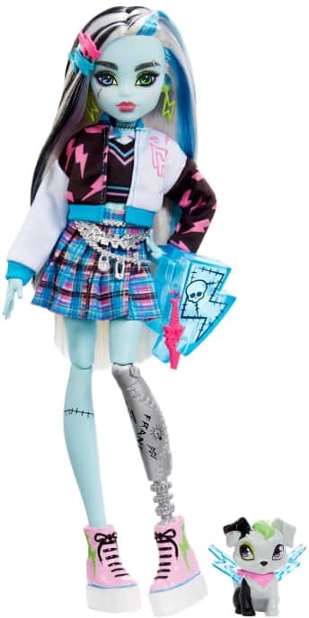 Кукла Monster High Frankie Stein, HHK53 бело-голубой