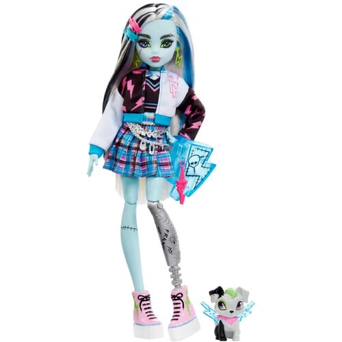 Кукла Monster High Frankie Stein, HHK53 бело-голубой кукла сирена вон бу monster high причудливое слияние freaky fusion sirena von boo bjr42