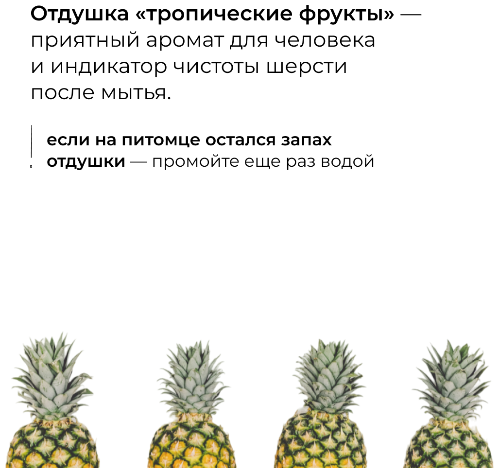 Шампунь для собак ProAnimal с ароматом тропических фруктов, увлажняющий гипоаллергенный для всех типов шерсти, против сухости и зуда, 444 мл - фотография № 7