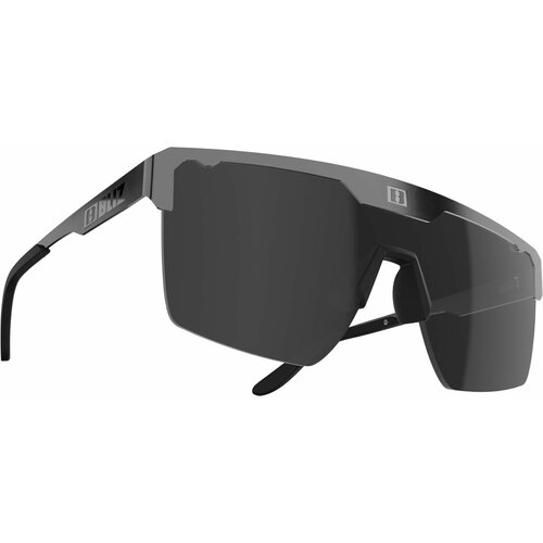 Солнцезащитные очки BLIZ, прямоугольные, оправа: металл, спортивные, серый