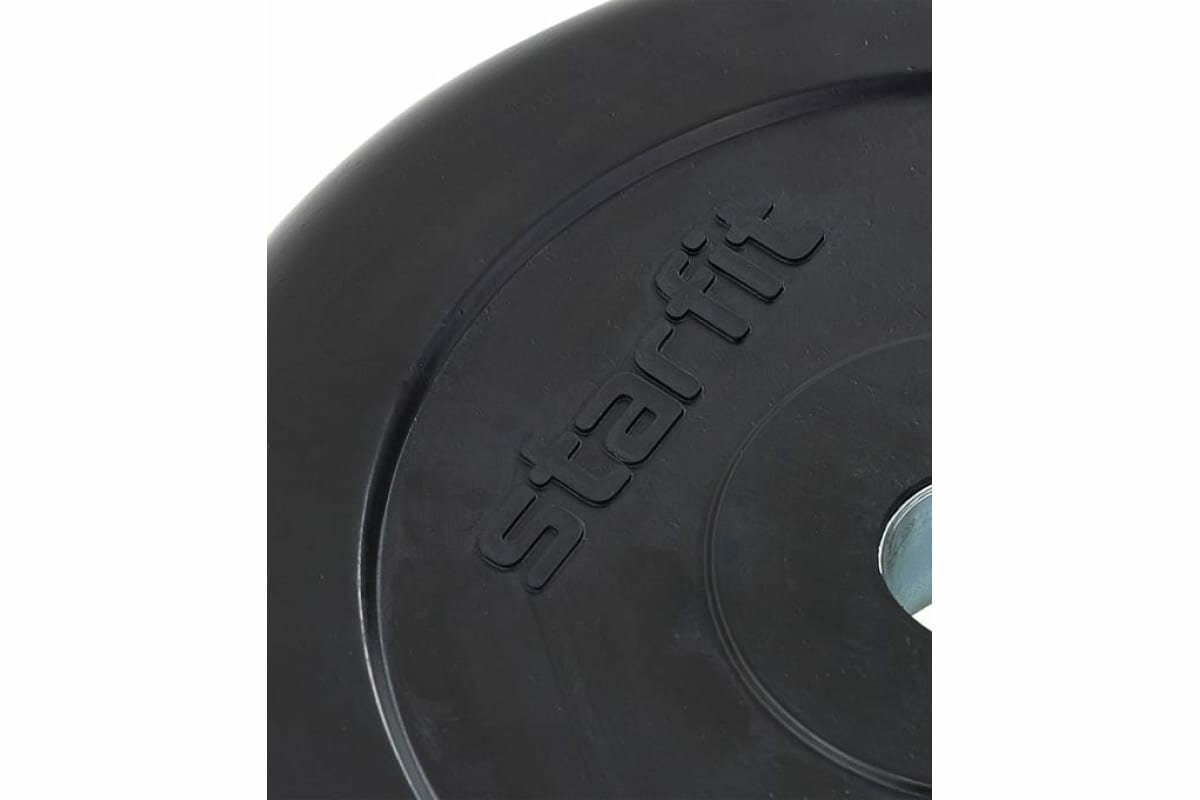 Диск Starfit BB-202 для гантели обрезин. 10кг черный (УТ-00018807) - фото №11