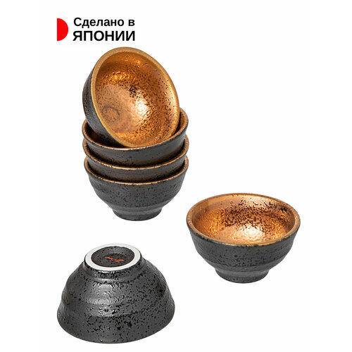 Набор рюмок для саке / Стопка из фарфора Д6,2х3,2 см, 6 шт