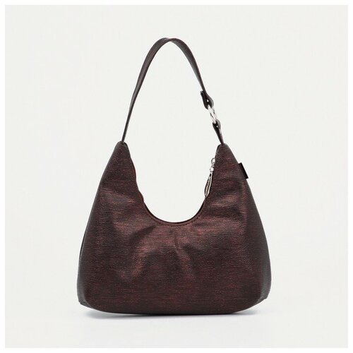 фото Сумка-хобо, отдел на молнии, цвет бордовый el masta