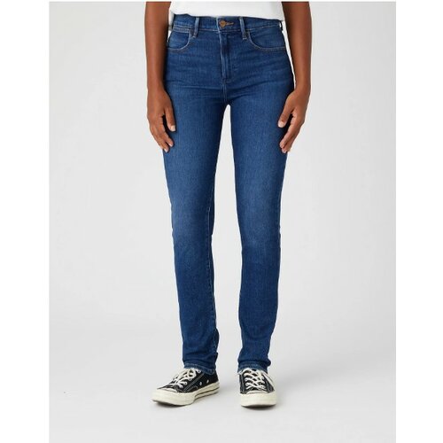 фото Джинсы скинни wrangler, размер 30/34, синий