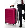 Фото #2 Комплект из 2-х пластиковых чемоданов с узором Ромба, цвет Фуксия, размер L+M