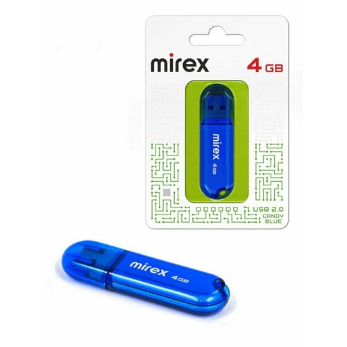 Флешка USB Flash Drive MIREX CANDY BLUE 4GB