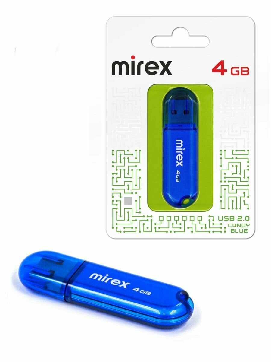 USB Flash Drive MIREX CANDY BLUE 4GB