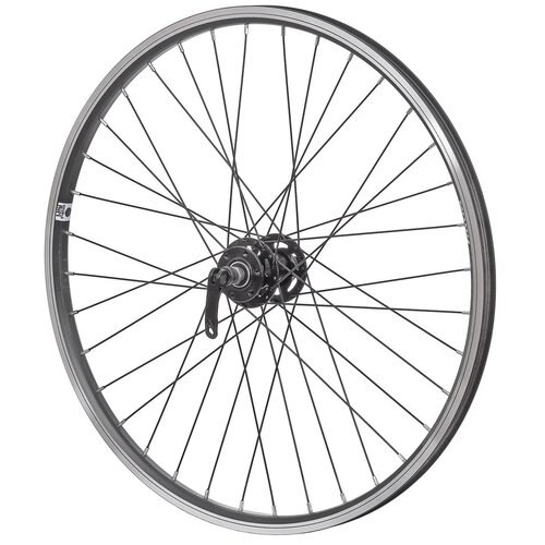 Для велосипеда RUSH HOUR PDV24 335845 черный колесо переднее aristo 24 двойной обод на гайках совместимо с тормозами v brake ubrake серебристое