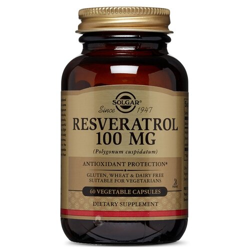 Solgar Resveratrol капс., 100 мг, 300 г, 60 шт.