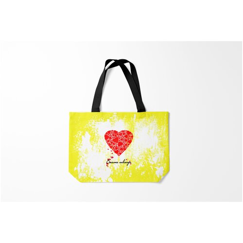 фото Сумка-шоппер / 46х35 см / праздники / день святого валентина вместе навсегда burnettie