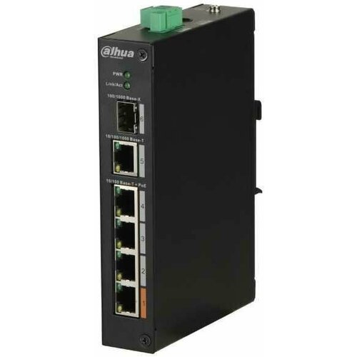 DH-PFS3106-4ET-60 Защищенный 4-портовый РОЕ коммутатор неуправляемый 709700₽