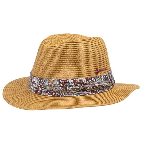 Шляпа Herman, размер 55, коричневый шляпа herman размер 55 розовый