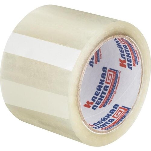Клейкая лента (скотч) упаковочная (75мм x 66м, 47мкм, прозрачная) 1 piece 2x 15 ft foil roll adhesive reflective high temperature heat wrap tape