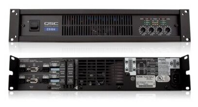 QSC CX404 Усилитель 4-канальн.; 4х250Вт/8Ом; 4х400Вт/4Ом; 20Hz 20kHz