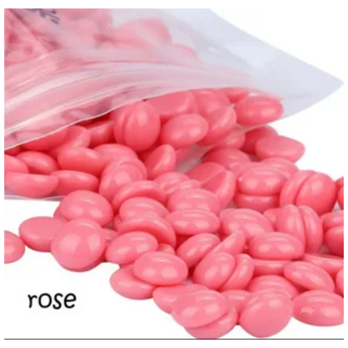 Горячий вокс с ароматом-Роза в гранулах для депиляции Hard Wax Beans 100гр