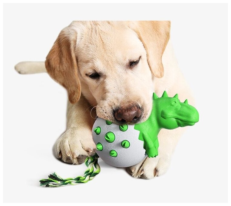 Игрушка для собак щенков интерактивная жевательная чистка зубов массаж 12.9 см. - фотография № 5