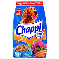 Сухой корм для собак Chappi Сытный Мясной Обед Мясное Изобилие с овощами и травами 15кг