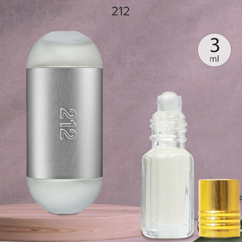 Gratus Parfum 212 духи женские масляные 6 мл (спрей) + подарок