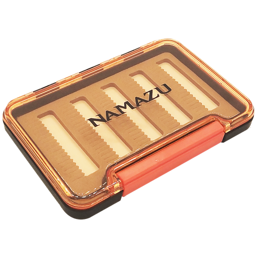 коробка ящик namazu n box34 для мормышек slim box тип а оранжевый Коробка для мормышек и мелких аксессуаров Namazu Slim Box 137*95*16