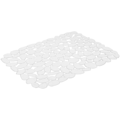 Коврик для мойки Delinia, 40х30.5 см, силикон, цвет прозрачный