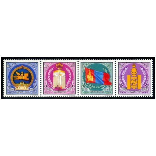Почтовые марки Монголия 2009г. Государственные четыре символа Гербы MNH почтовые марки монголия 2009г государственные четыре символа гербы mnh