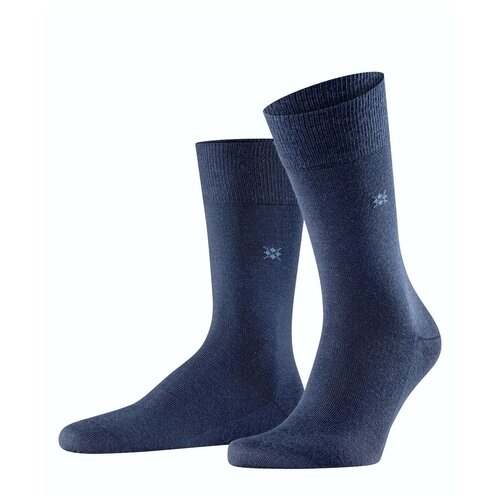 фото Мужские носки burlington, 1 пара, классические, нескользящие, размер 40-46, синий