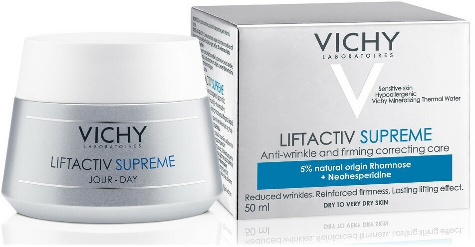 Крем Vichy (Виши) Liftactiv Supreme против морщин для сухой и очень сухой кожи 50 мл L'Oreal Vichy - фото №12