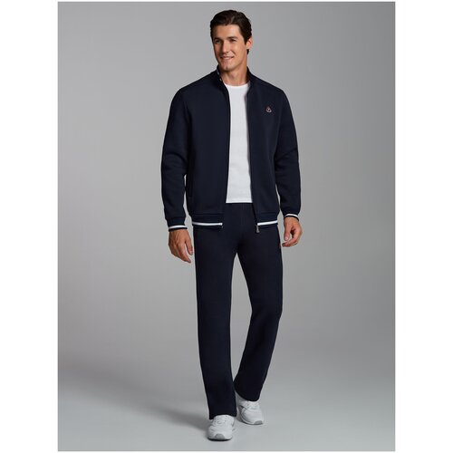 Костюм Red-n-Rock's, олимпийка и брюки, силуэт прямой, карманы, размер 54, синий