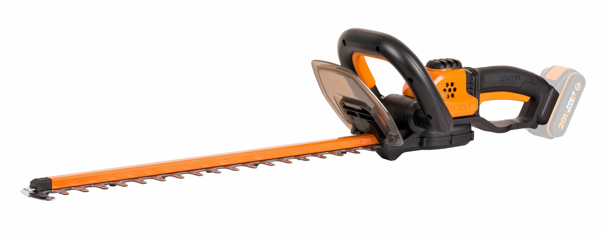 Кусторез аккумуляторный WORX WG264E.9, 20В, 56см, без АКБ и ЗУ — фото 1