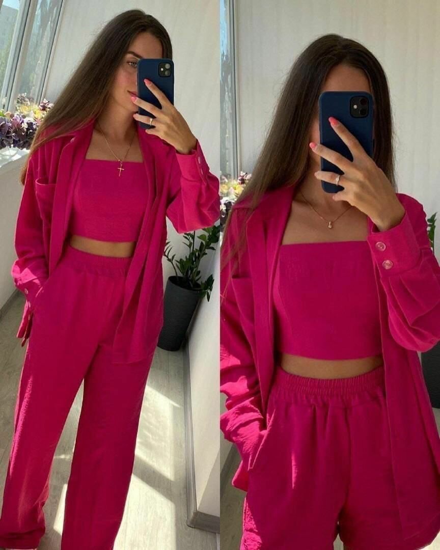 Комплект одежды Jools Fashion женский летний для дома, пляжа, улицы