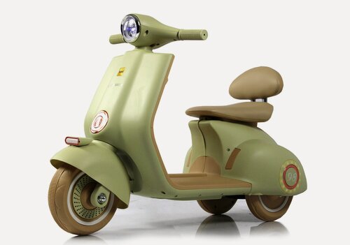 Изображение товара KidsRace Детский электроскутер RiverToys K444PX-A зеленый