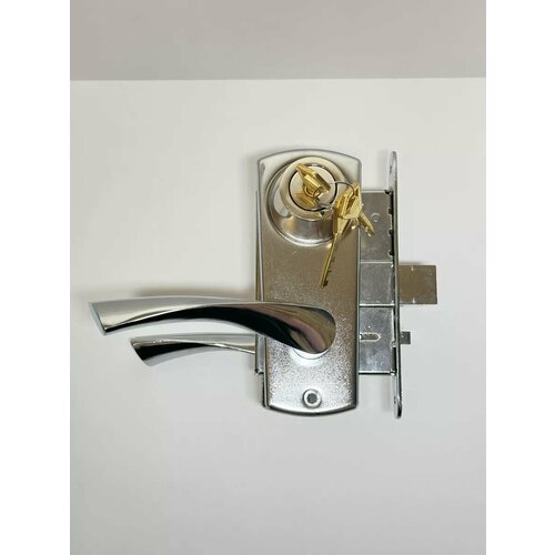 Замок врезной с ручками и цилиндром Ковров звад 1 Левый